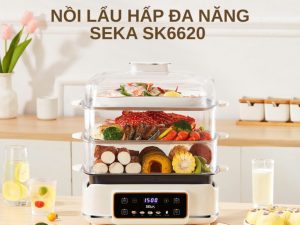 Nồi lẩu hấp SEKA 3 tầng SK6620