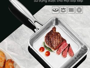 Chảo Vuông Inox SK6020 thiết kế tinh tế