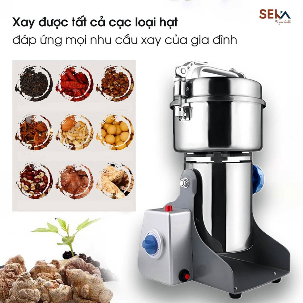 Máy Xay Bột Khô SEKA SK200 Với Nhiều Loại Hạt