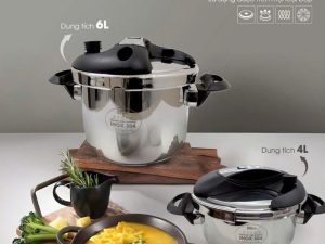 Nồi Áp Suất Inox 304 Bếp Từ Van Kếp 3 Cấp An Toàn SEKA