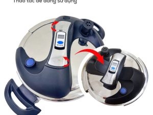 Nồi Áp Suất Inox 304 Bếp Từ Van Kếp 3 Cấp An Toàn SK5859