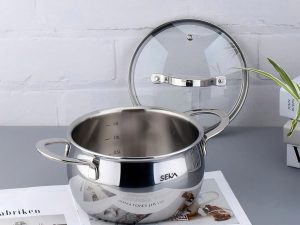 Nồi Inox Đúc Nguyên Khối SEKA SKM3843 Size 20cm