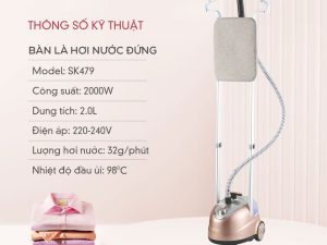 Thông Số Kỹ Thuật Bàn Là Cây Đứng SEKA SK479