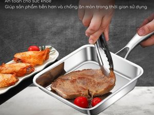 Ưu điểm chảo Vuông Inox SK6020